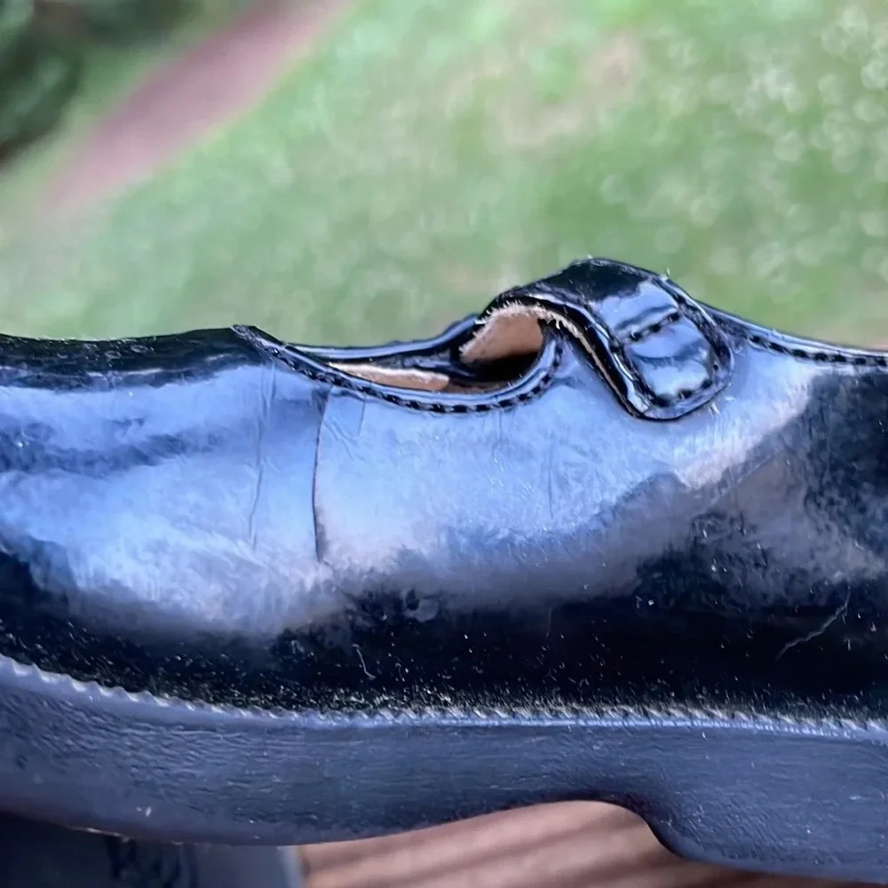 Ralph Lauren black patent dress shoes